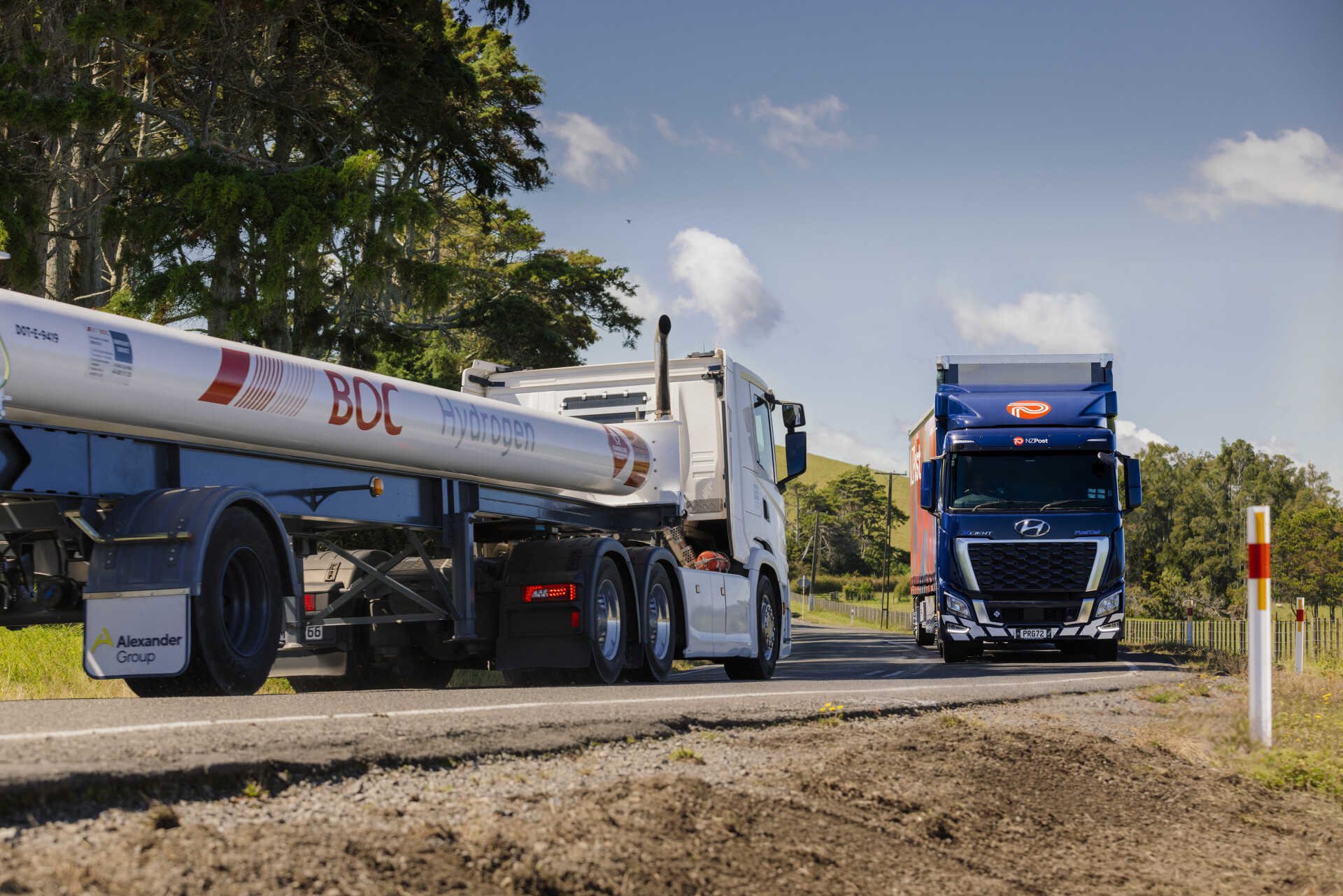 Xcient Fuel Cell Hydrogen Truck Hyundai New Zealand