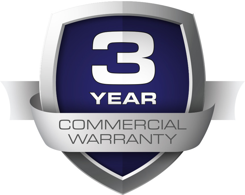 3 year commercail warrranty