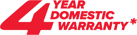 4 Year Domestic Warranty