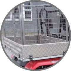  GALVANISED DOG CRATE