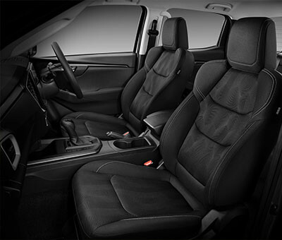 Isuzu D-Max LS-M Double Cab Interior - Front Seats