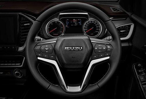 Isuzu D-Max LS Double Cab Ute - Leather Steering Wheel