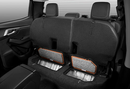 Isuzu D-Max LS-M Double Cab Rear Seat Storage