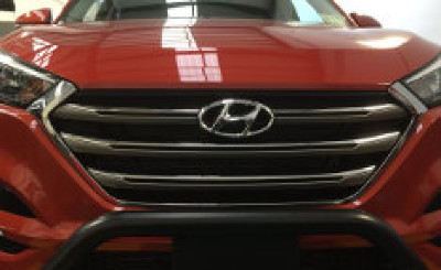 Hyundai Tucson Black Nudge Bar