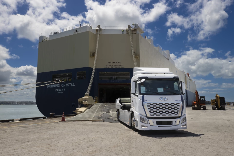 Hyundai's XCIENT Fuel Cell has landed on NZ soil