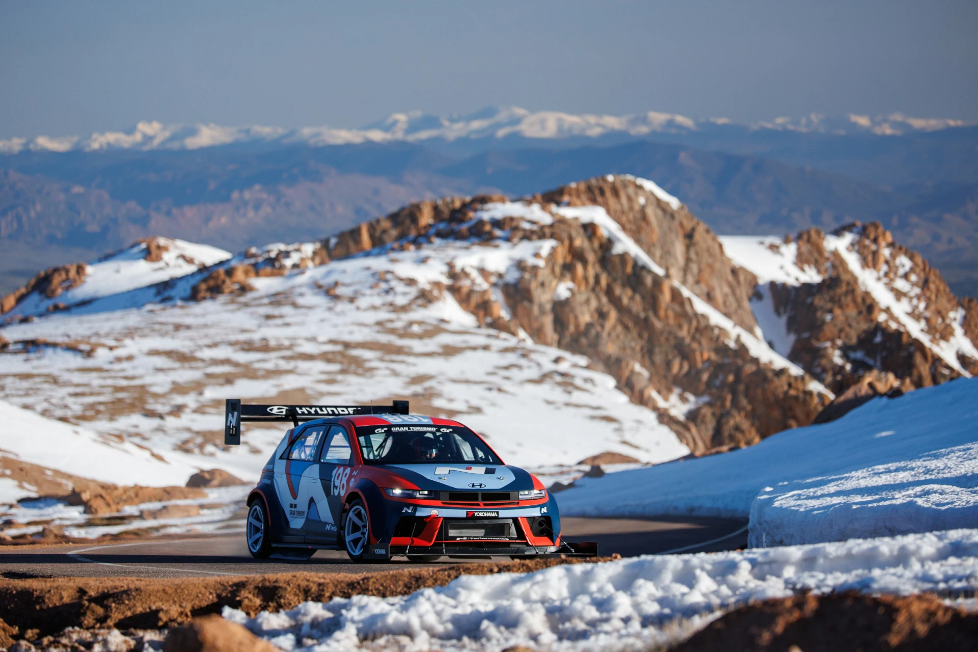 IONIQ 5 N sets benchmark for SUV EVs at Pikes Peak International Hill Climb