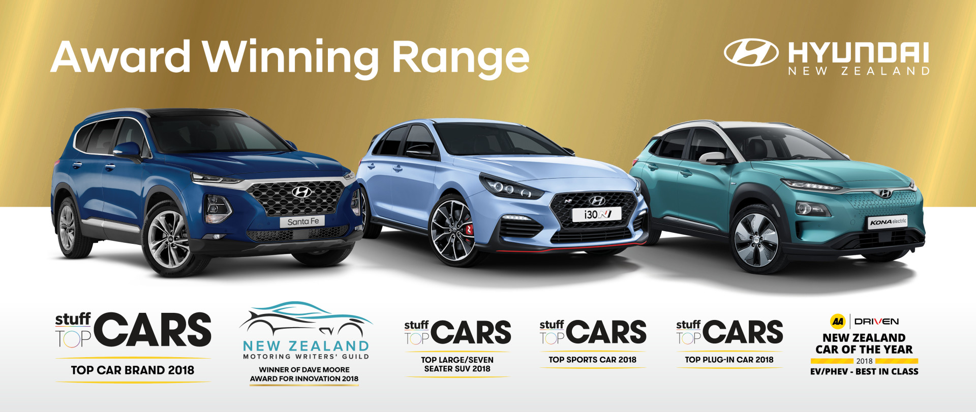 Spectacular awards season for Hyundai NZ