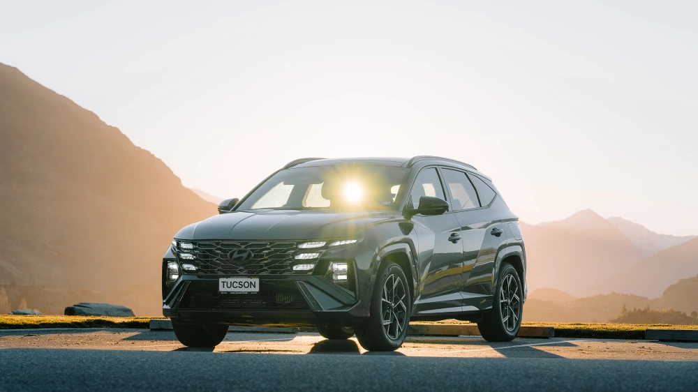 The Tucson is available in Hybrid and Plug-in Hybrid.