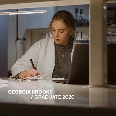 <p>Georgia is currently studying towards a double degree in Mechanical Engineering and Biomedical Science at Monash University in Melbourne, Australia. This area of study encompasses many of her passions including STEM, complex problem solving and helping others through innovative health technology. She endeavours to become a key contributor to the future generation of bionics and prosthetics. Get to know Georgia <a href=