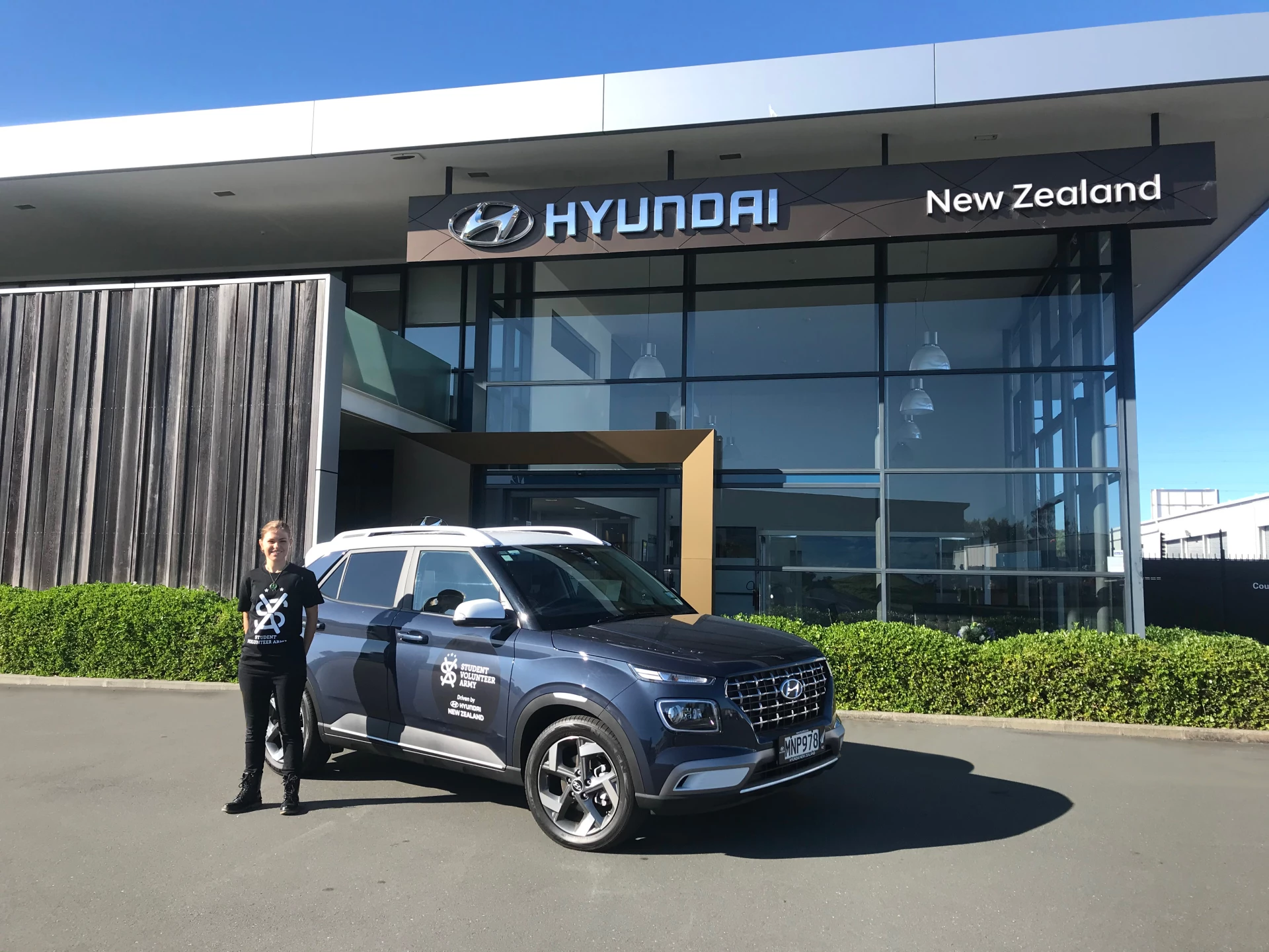 Hyundai New Zealand helps mobilise the Student Volunteer Army