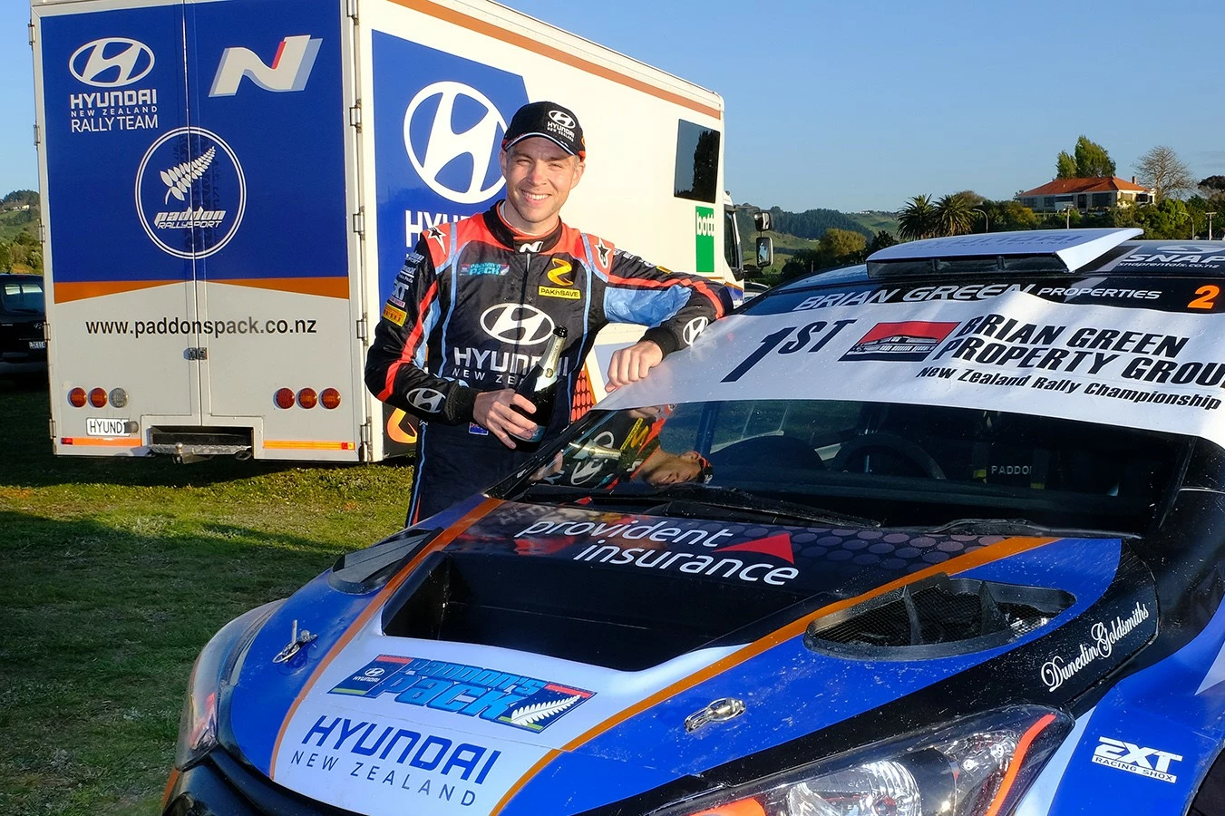 Milestone first NZ rally manufacturers’ title for Hyundai NZ