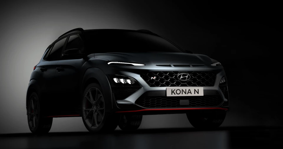 Hyundai Motor reveals first glimpse of all-new Kona N uncovered