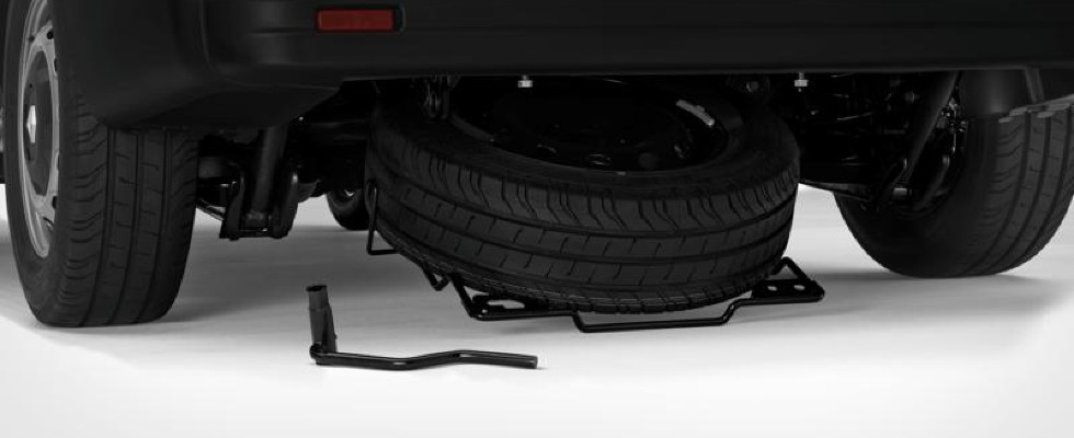 Under Body Spare Wheel